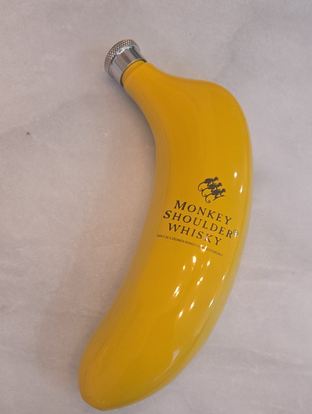 Yellow Banana Flask Bottle - Novelty Home Party Accessory